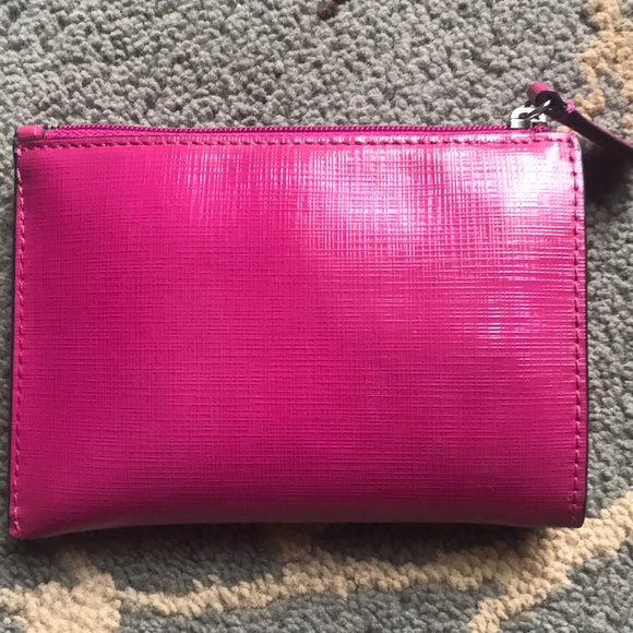 Coach Raspberry Keychain Wallet - Picture 2 of 5